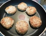 鯖の水煮缶DEフワフワ!味噌バーグ作り方5写真