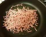 (^^)桜エビ入りひき肉ネギチャーハン♬作り方2写真
