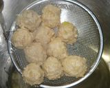 鶏だんご★簡単レシピ砂糖いれます、保存も作り方6写真