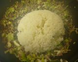 (^^)桜エビ入りひき肉ネギチャーハン♬作り方5写真
