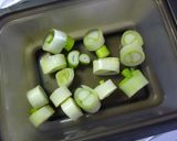 ぶつ切り葱と竹輪の醤油麹×おかかトースト作り方2写真