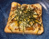 発酵パワー！納豆キムチチーズトースト作り方5写真