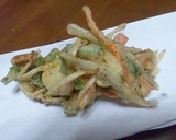メチャ旨♪ベビーホタテで簡単かき揚げ！！作り方3写真