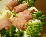 簡単☆ベーコンで、かいわれ巻いちゃった！作り方3写真