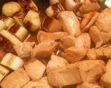 ムネ肉でヘルシーネギマ、照り焼き丼作り方3写真