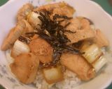 ムネ肉でヘルシーネギマ、照り焼き丼作り方4写真