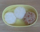 キャラ弁★しろくまカフェ★パンダおにぎり作り方1写真