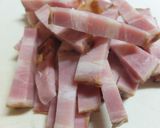 おかずもう１品厚切りベーコンのマヨソース作り方1写真