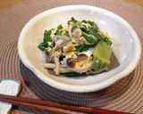 かつお菜の卵とじ作り方6写真