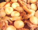 とうふ白玉と鶏ももの甘辛煮♪作り方6写真