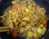 ごま油が香ばしい♡豚こま☆簡単♪肉じゃが作り方6写真
