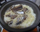 さんまのかば焼き缶DE炊き込みご飯作り方3写真