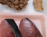 ぶりの生姜焼き、しめじ・トマト添え作り方1写真