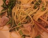 マグロと菜の花のパスタ作り方4写真