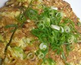ヘルシー！粉無し！山芋お好み焼き作り方2写真