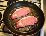 豚ステーキ・オニオンクリームソース作り方1写真