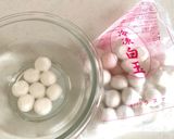 白玉の蕎麦ハチミツがけ作り方1写真