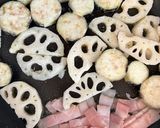 カリカリベーコンと秋野菜のホットサラダ！作り方4写真