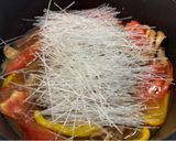 夏にピッタリ！！牛肉とトマトの春雨炒め作り方5写真