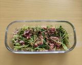 豆苗とツナの梅和え作り方4写真
