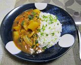 カレーライス　香菜入り作り方6写真