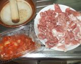 納豆キムチ鍋♪簡単豚肉ニラ豆腐作り方2写真