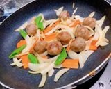 肉団子と野菜の甘酢あんかけ作り方6写真