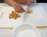 ＨBで生地作り♪チョコナッツフランスパン作り方2写真