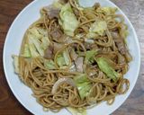 五島うどん麺で小倉焼うどん作り方6写真