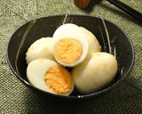 材料4つ！味噌レモン味卵作り方3写真
