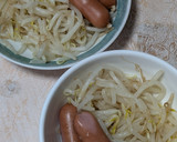 簡単★もやしとソーセージの中華風レンチン作り方2写真