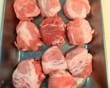 『豚こま肉あったら』照り照り豚肉団子作り方2写真