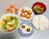 ハムと天かすと玉ねぎのみそ汁作り方8写真