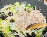具だくさん☆野菜とキクラゲ炒めの中華麺☆作り方8写真