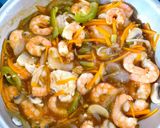 海老と白身魚の甘酢あんかけ作り方8写真