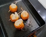 お弁当用☆チーズちくわ巻き作り方3写真
