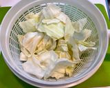 わかめスープの素で無限キャベツ作り方1写真