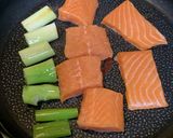 サーモントラウトと長ネギの照り焼き作り方5写真