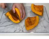 かぼちゃの皮の唐揚げ★動画あり★作り方1写真