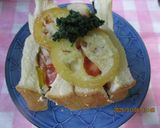 贅沢なエビとクリームチーズトマトサンド😋作り方7写真