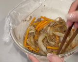 レンチン完成！子供も食べられる白菜春雨作り方4写真