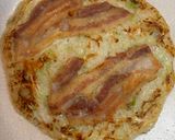小麦なし!卵なし!米粉でもちもちお好み焼き作り方5写真