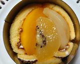 ヨウサマの減塩黄桃&白桃のロールケーキ作り方1写真