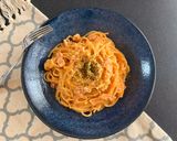 旨味凝縮！塩揉み白菜のワンパン和風パスタ作り方32写真