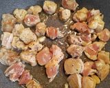 白菜大量消費〜キノコ鶏肉白菜のクリーム煮作り方4写真