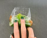マグロの漬けの生春巻き作り方7写真