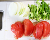 ワンパン簡単◎豚こまとトマトの酢豚風炒め作り方2写真