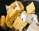 厚揚げのゴマ玉子炒め作り方1写真