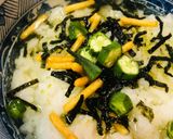 お茶漬けの素●オクラ茶漬け作り方2写真
