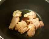 (^^)鶏肉と干しシイタケの酢入りスープ作り方3写真